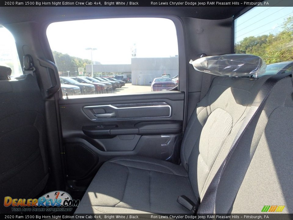 2020 Ram 1500 Big Horn Night Edition Crew Cab 4x4 Bright White / Black Photo #12