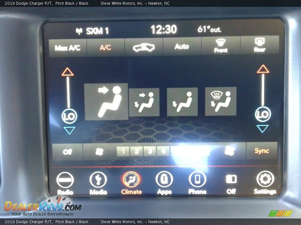 2019 Dodge Charger R/T Pitch Black / Black Photo #23