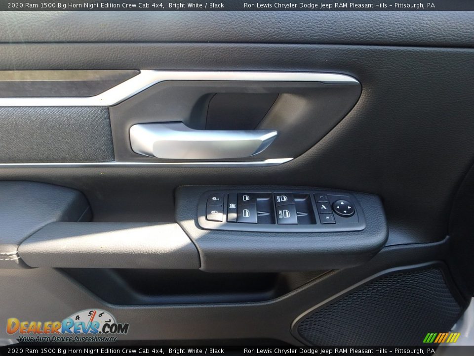 2020 Ram 1500 Big Horn Night Edition Crew Cab 4x4 Bright White / Black Photo #14