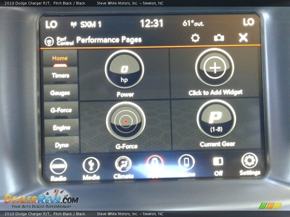 2019 Dodge Charger R/T Pitch Black / Black Photo #27