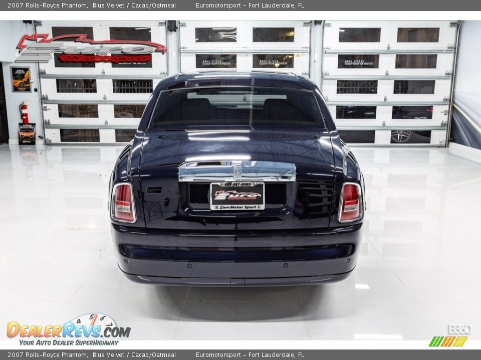 2007 Rolls-Royce Phantom Blue Velvet / Cacao/Oatmeal Photo #7