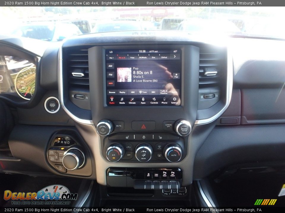 2020 Ram 1500 Big Horn Night Edition Crew Cab 4x4 Bright White / Black Photo #17