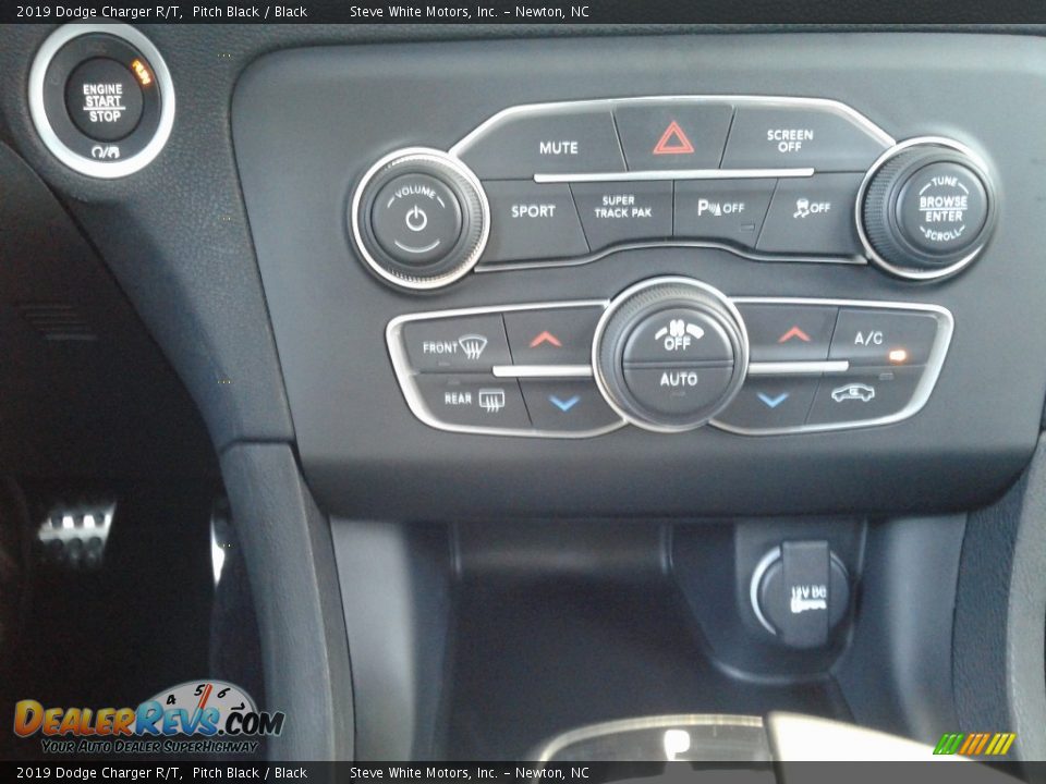 2019 Dodge Charger R/T Pitch Black / Black Photo #28
