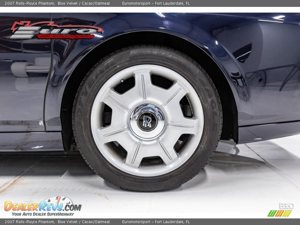2007 Rolls-Royce Phantom Blue Velvet / Cacao/Oatmeal Photo #9