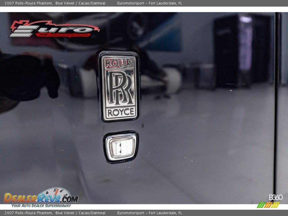 2007 Rolls-Royce Phantom Blue Velvet / Cacao/Oatmeal Photo #11