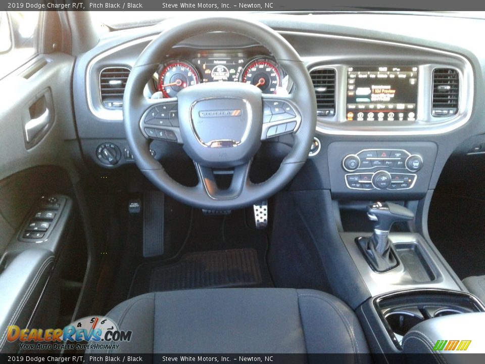 2019 Dodge Charger R/T Pitch Black / Black Photo #31