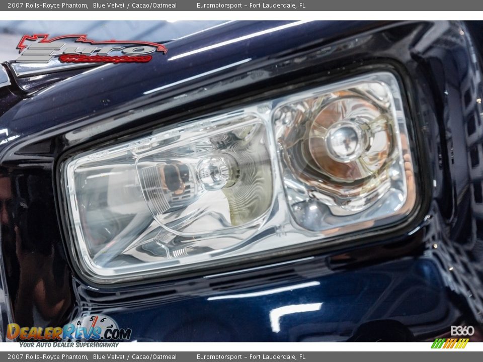 2007 Rolls-Royce Phantom Blue Velvet / Cacao/Oatmeal Photo #12