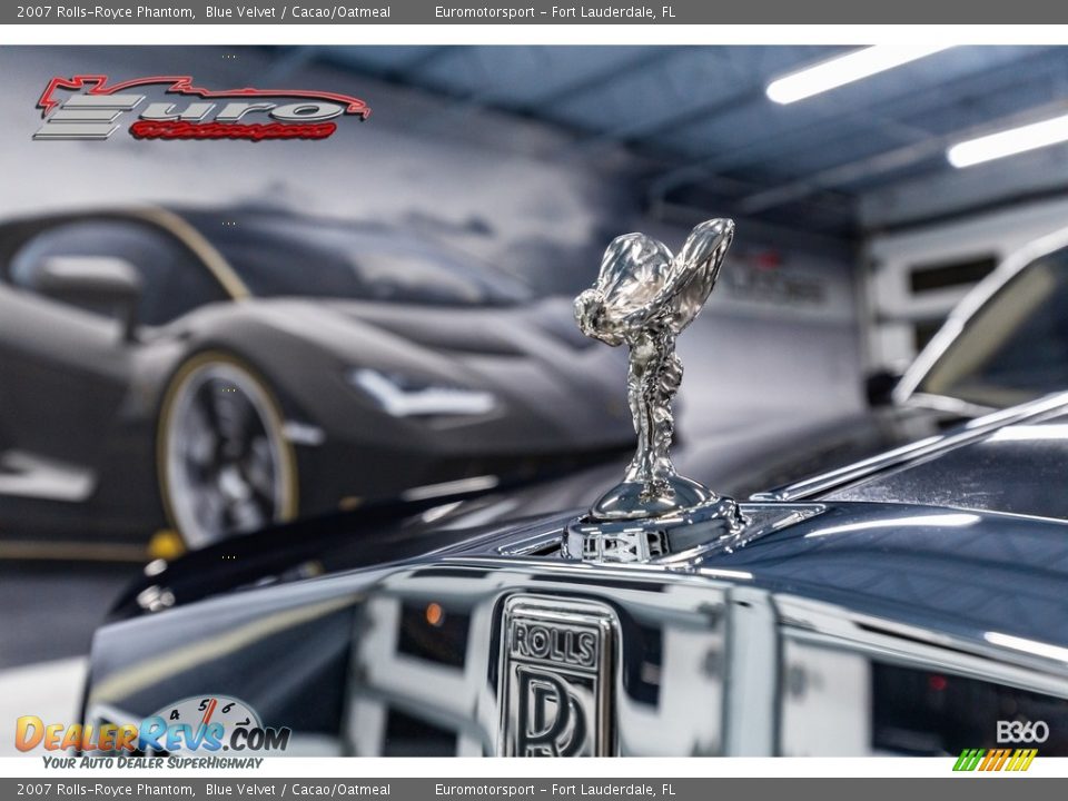 2007 Rolls-Royce Phantom Blue Velvet / Cacao/Oatmeal Photo #13