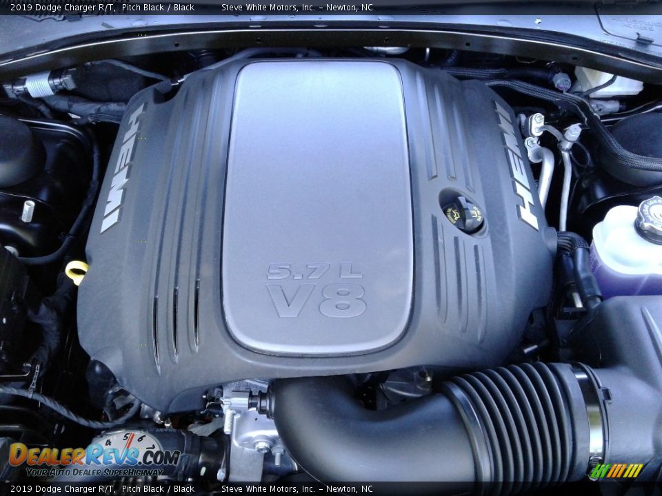 2019 Dodge Charger R/T Pitch Black / Black Photo #33