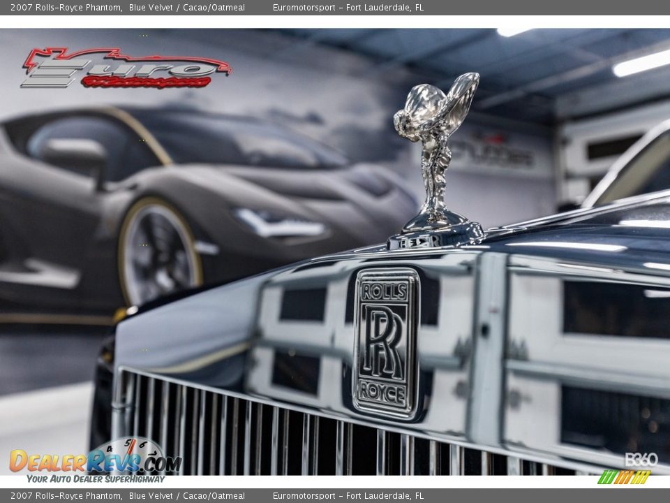 2007 Rolls-Royce Phantom Blue Velvet / Cacao/Oatmeal Photo #14