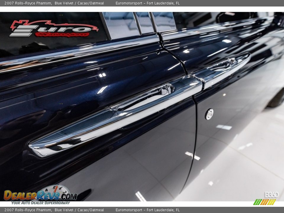 2007 Rolls-Royce Phantom Blue Velvet / Cacao/Oatmeal Photo #16