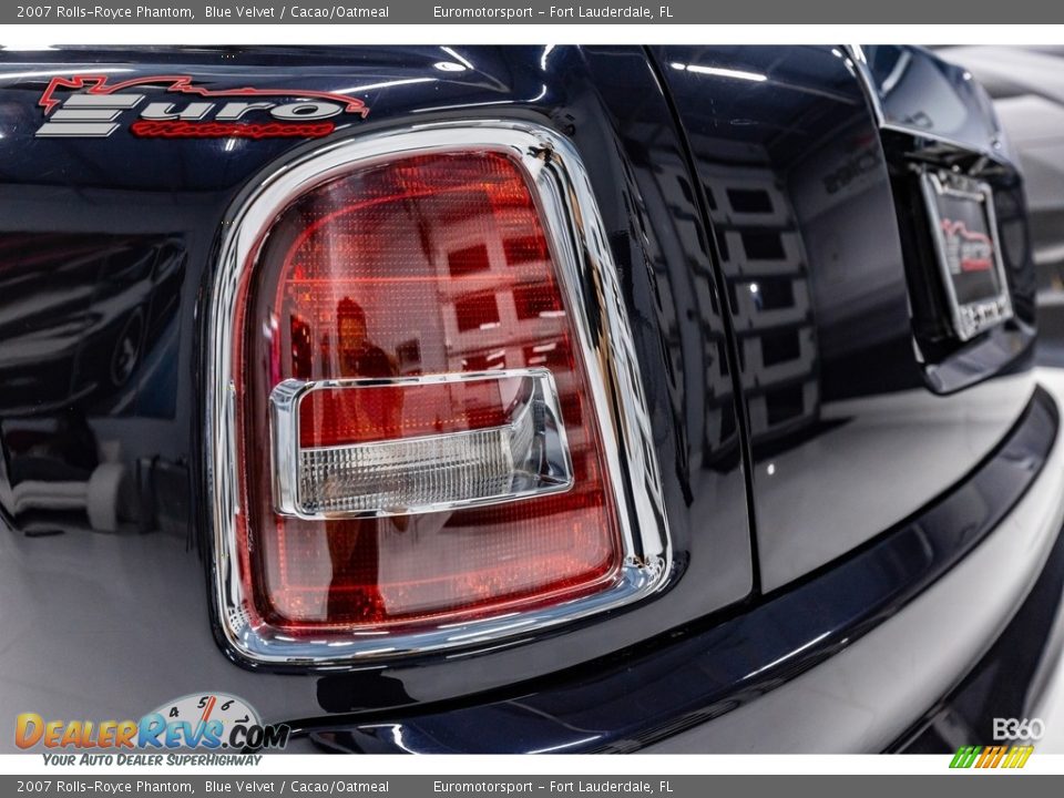 2007 Rolls-Royce Phantom Blue Velvet / Cacao/Oatmeal Photo #17