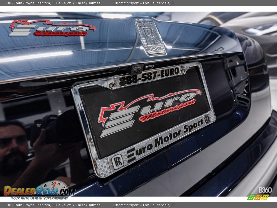 2007 Rolls-Royce Phantom Blue Velvet / Cacao/Oatmeal Photo #18