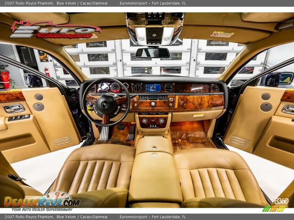 2007 Rolls-Royce Phantom Blue Velvet / Cacao/Oatmeal Photo #20