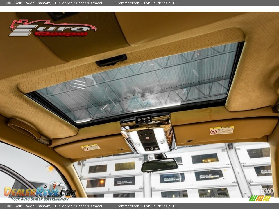 2007 Rolls-Royce Phantom Blue Velvet / Cacao/Oatmeal Photo #23