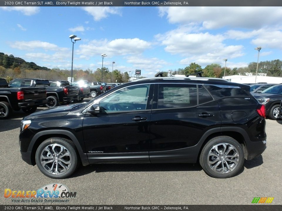 Ebony Twilight Metallic 2020 GMC Terrain SLT AWD Photo #9