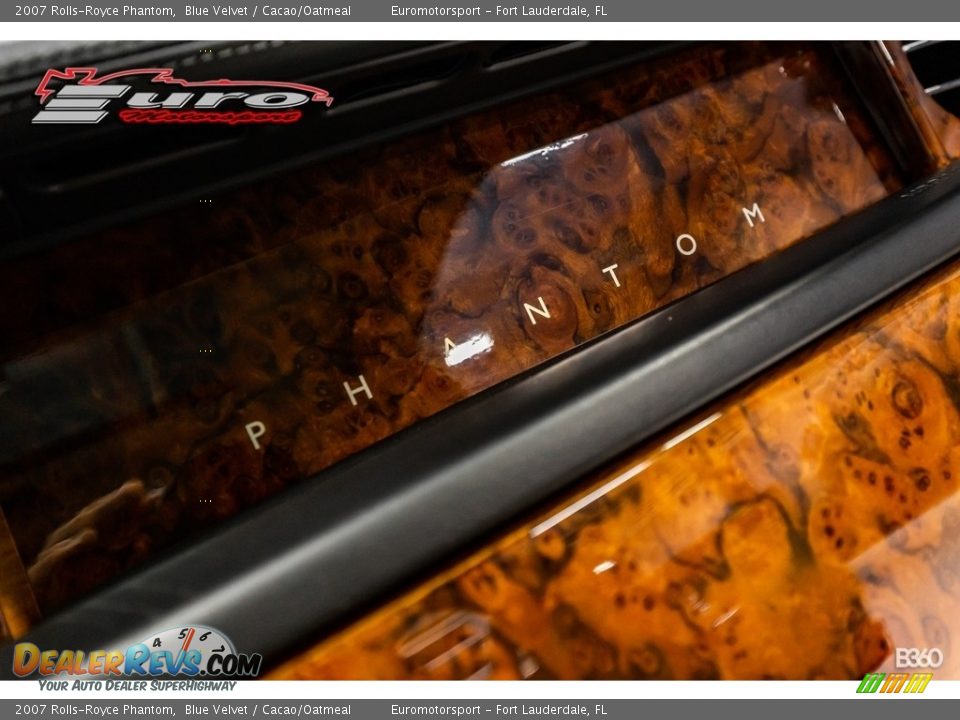 2007 Rolls-Royce Phantom Blue Velvet / Cacao/Oatmeal Photo #29