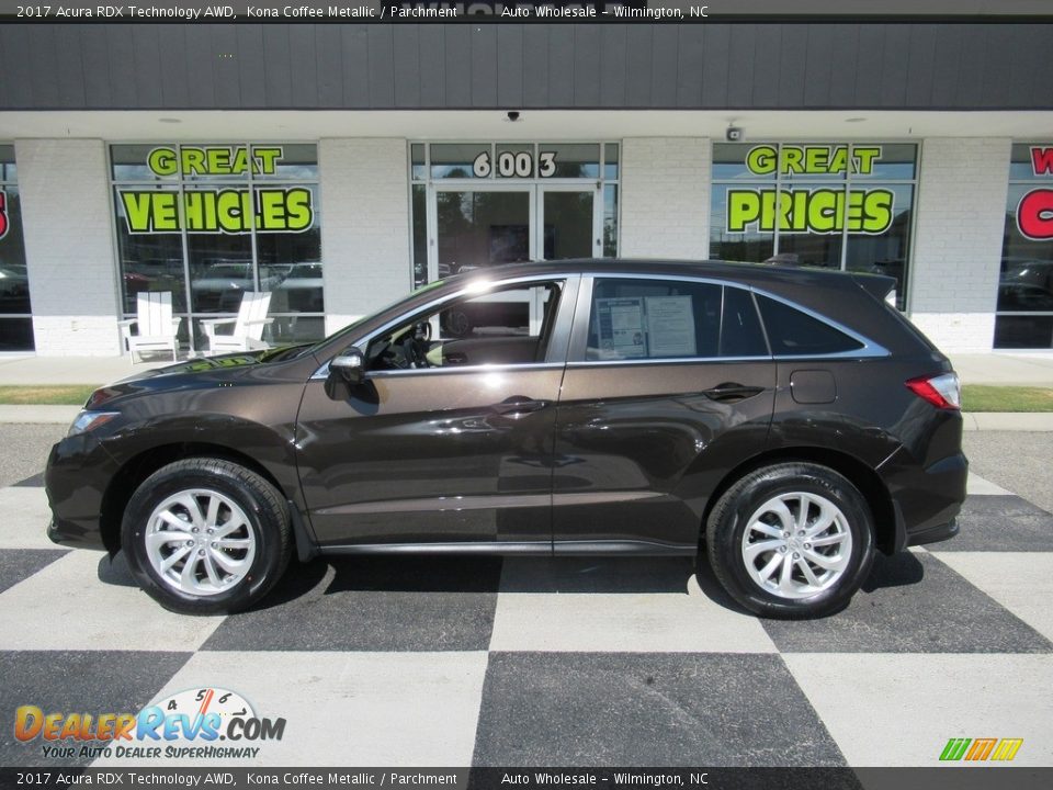 2017 Acura RDX Technology AWD Kona Coffee Metallic / Parchment Photo #1