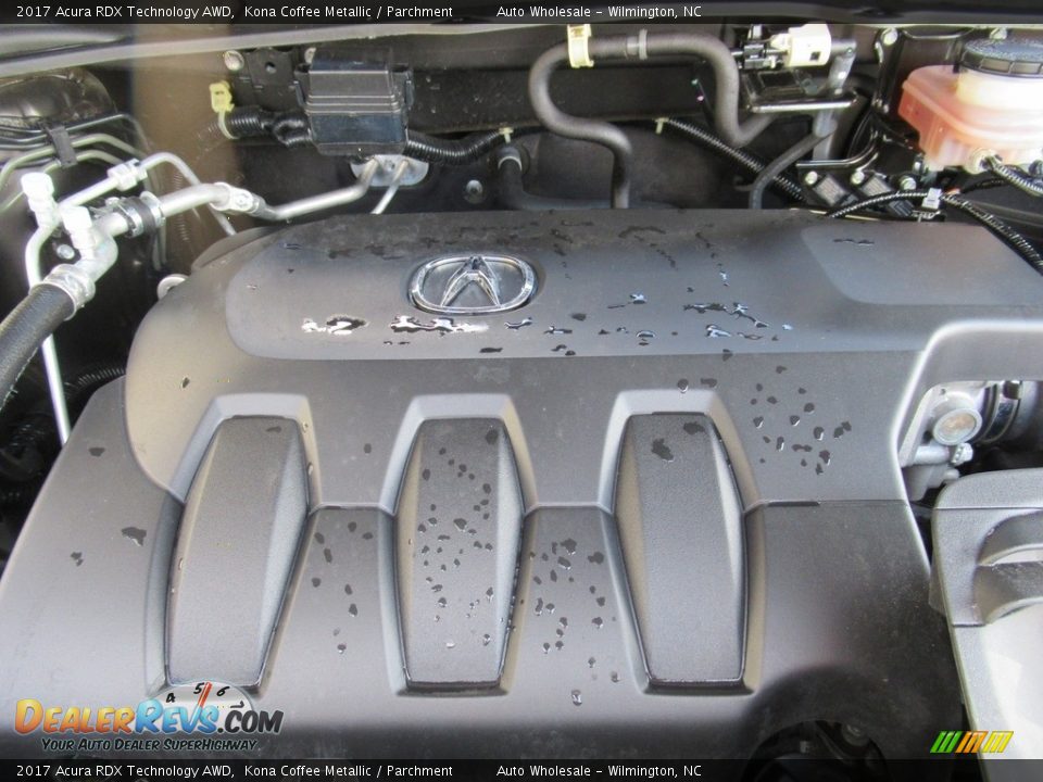 2017 Acura RDX Technology AWD Kona Coffee Metallic / Parchment Photo #6