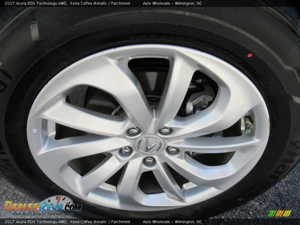 2017 Acura RDX Technology AWD Kona Coffee Metallic / Parchment Photo #7