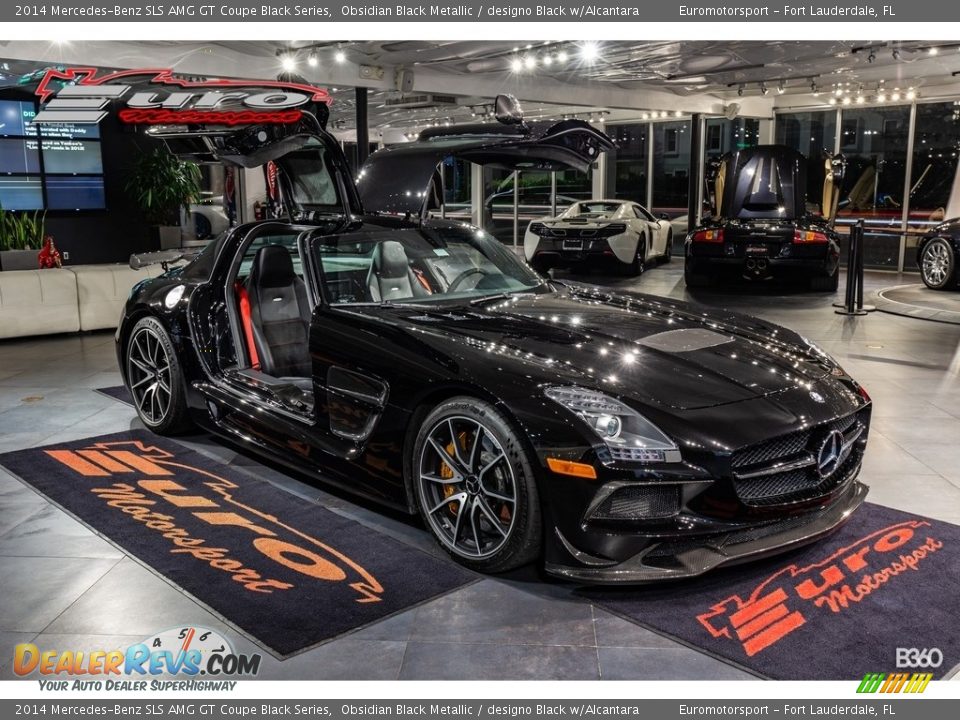 2014 Mercedes-Benz SLS AMG GT Coupe Black Series Obsidian Black Metallic / designo Black w/Alcantara Photo #1