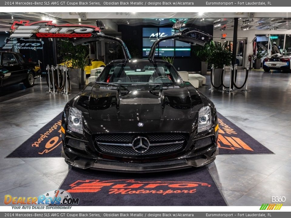 2014 Mercedes-Benz SLS AMG GT Coupe Black Series Obsidian Black Metallic / designo Black w/Alcantara Photo #2