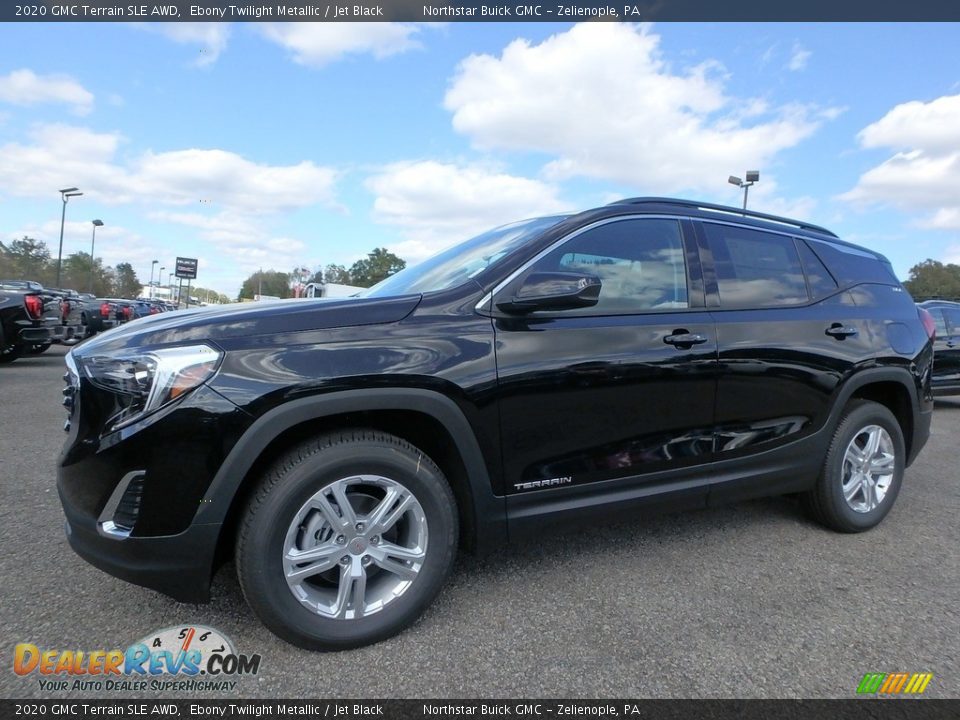 2020 GMC Terrain SLE AWD Ebony Twilight Metallic / Jet Black Photo #1