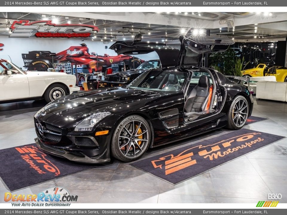 2014 Mercedes-Benz SLS AMG GT Coupe Black Series Obsidian Black Metallic / designo Black w/Alcantara Photo #3