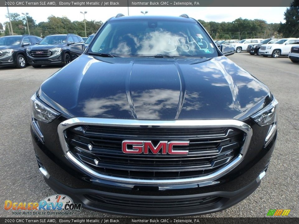 2020 GMC Terrain SLE AWD Ebony Twilight Metallic / Jet Black Photo #2