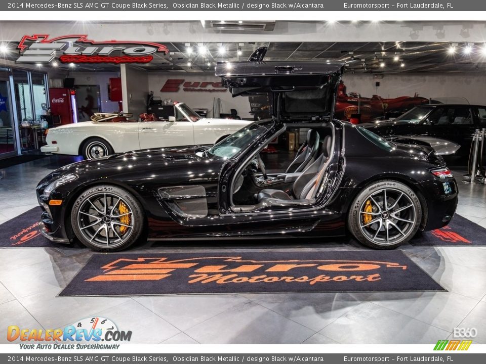 2014 Mercedes-Benz SLS AMG GT Coupe Black Series Obsidian Black Metallic / designo Black w/Alcantara Photo #4