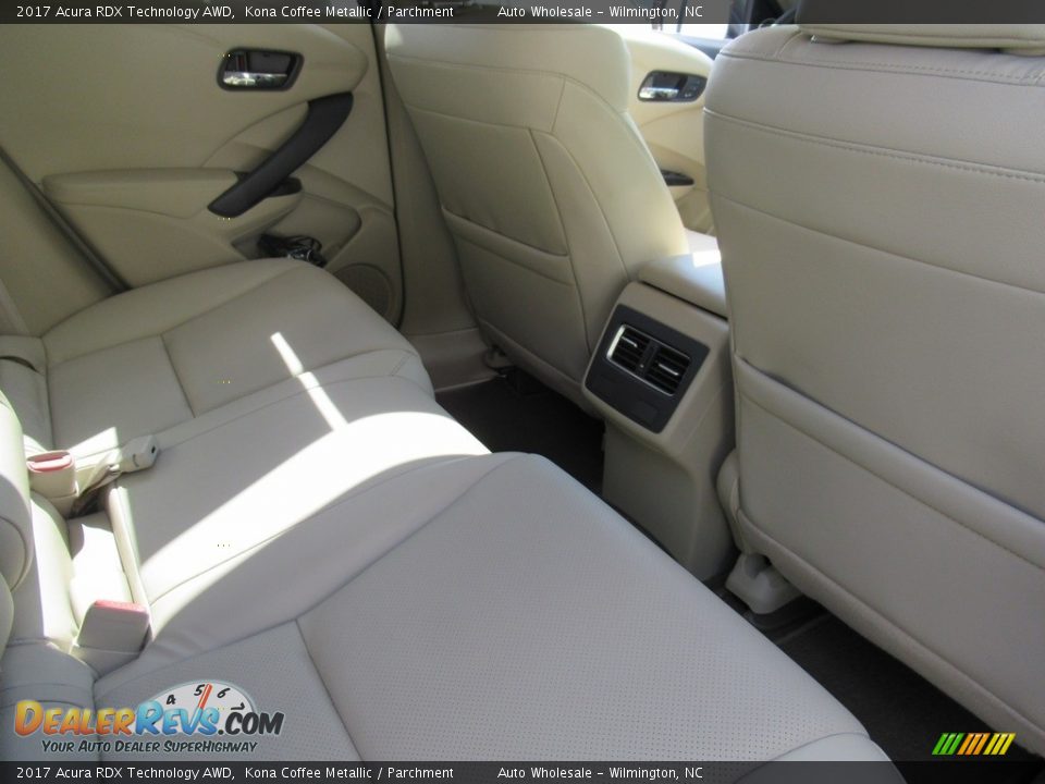 2017 Acura RDX Technology AWD Kona Coffee Metallic / Parchment Photo #12