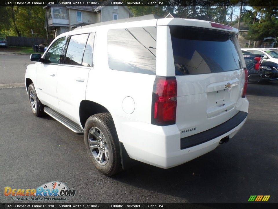 2020 Chevrolet Tahoe LS 4WD Summit White / Jet Black Photo #8