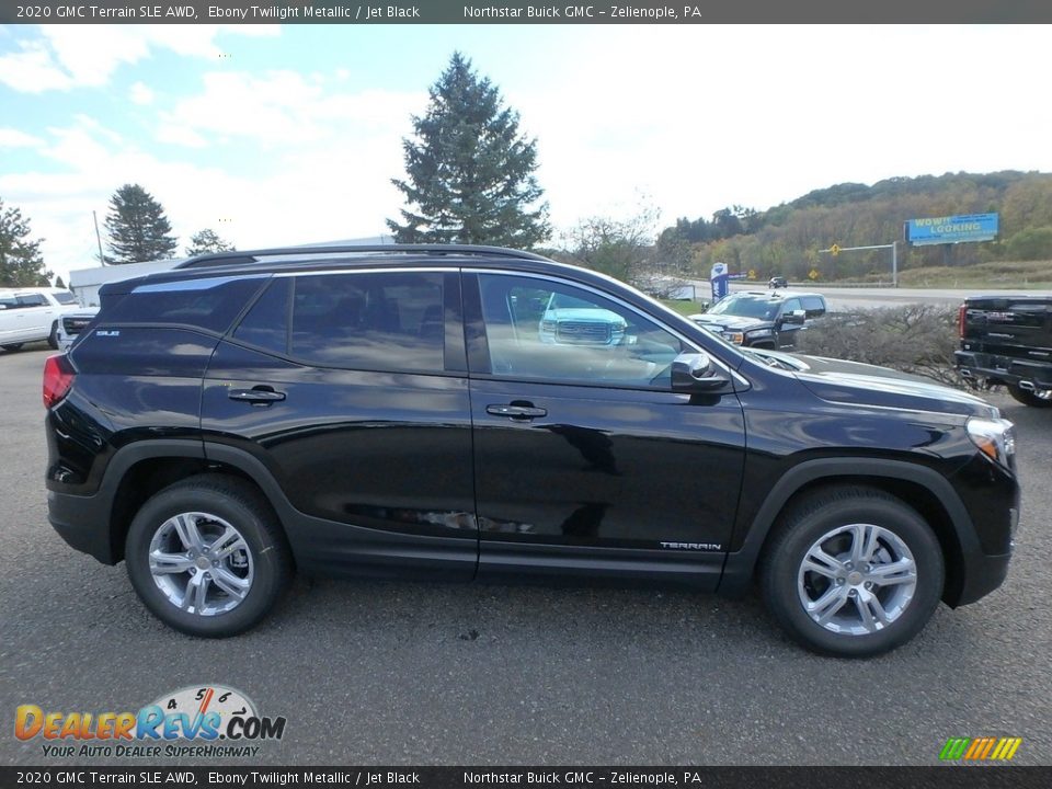2020 GMC Terrain SLE AWD Ebony Twilight Metallic / Jet Black Photo #4