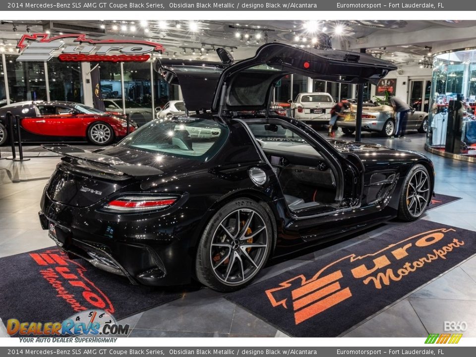 2014 Mercedes-Benz SLS AMG GT Coupe Black Series Obsidian Black Metallic / designo Black w/Alcantara Photo #6