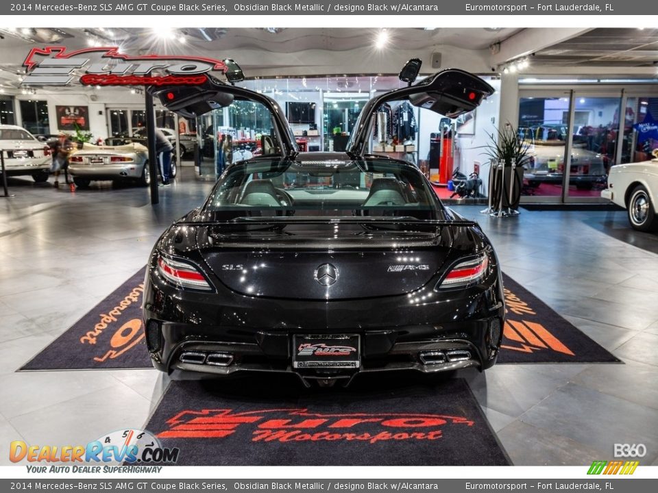 2014 Mercedes-Benz SLS AMG GT Coupe Black Series Obsidian Black Metallic / designo Black w/Alcantara Photo #7