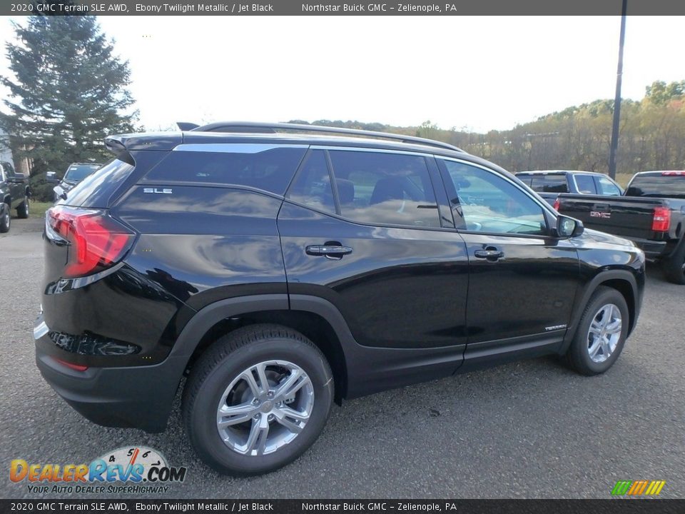 2020 GMC Terrain SLE AWD Ebony Twilight Metallic / Jet Black Photo #5