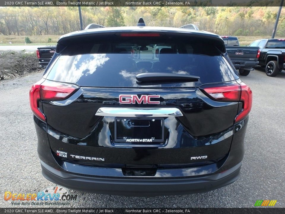 2020 GMC Terrain SLE AWD Ebony Twilight Metallic / Jet Black Photo #6