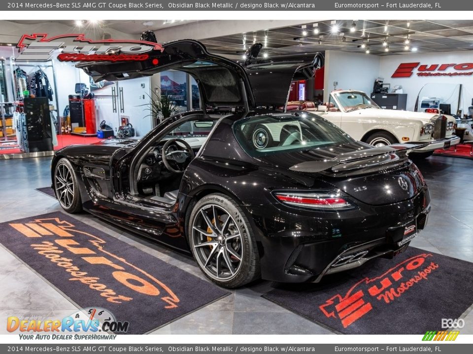 2014 Mercedes-Benz SLS AMG GT Coupe Black Series Obsidian Black Metallic / designo Black w/Alcantara Photo #8