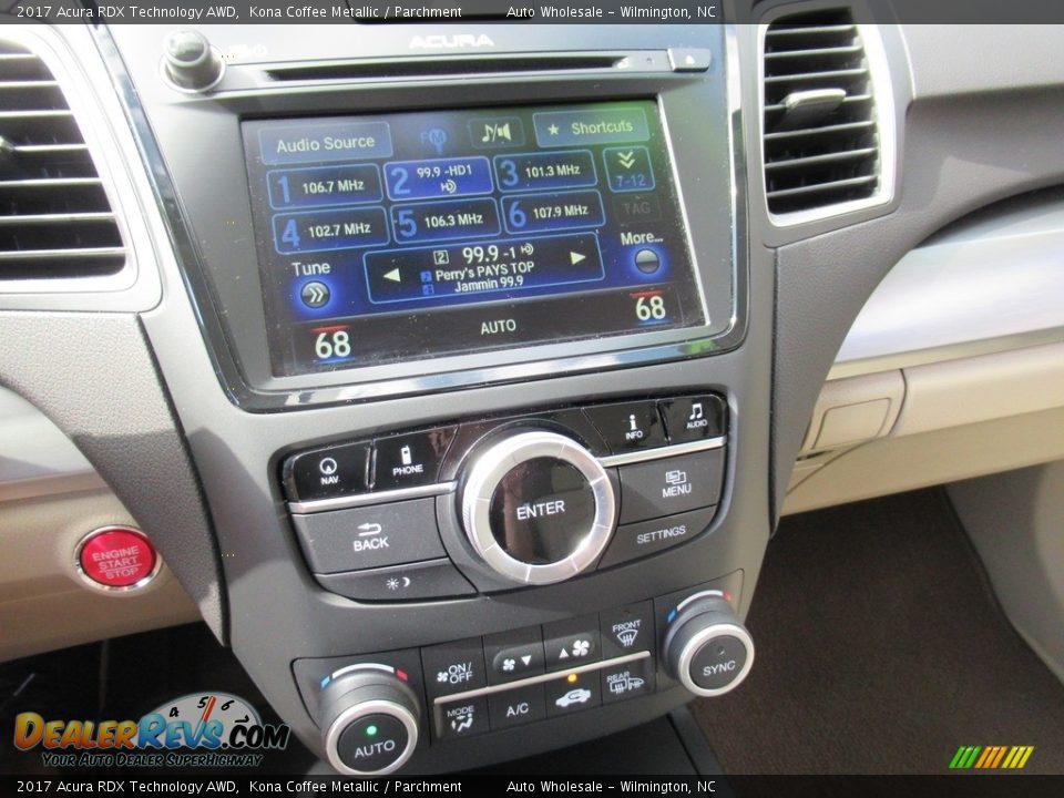 2017 Acura RDX Technology AWD Kona Coffee Metallic / Parchment Photo #17