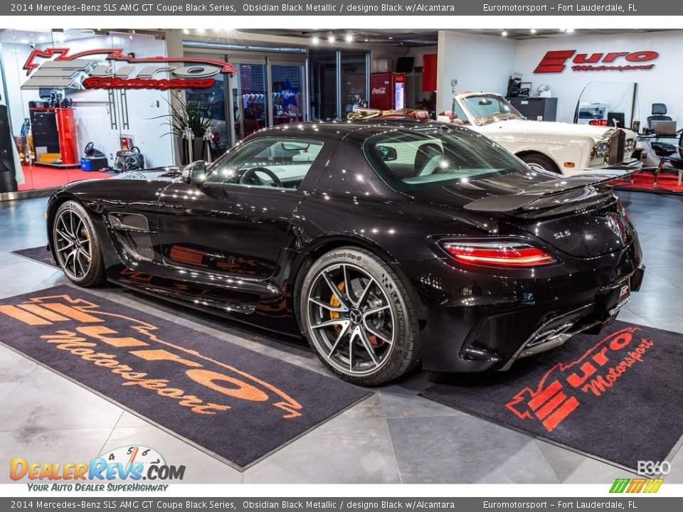 2014 Mercedes-Benz SLS AMG GT Coupe Black Series Obsidian Black Metallic / designo Black w/Alcantara Photo #9