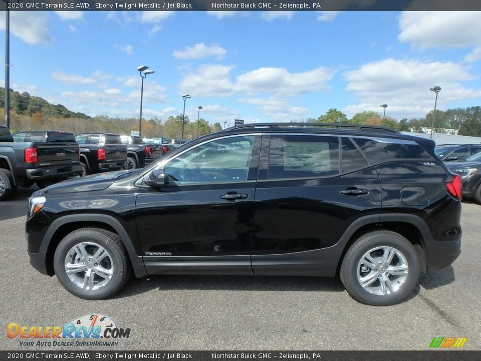 2020 GMC Terrain SLE AWD Ebony Twilight Metallic / Jet Black Photo #9