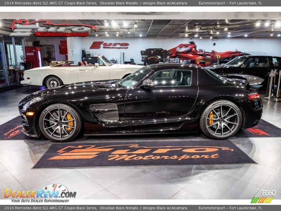 2014 Mercedes-Benz SLS AMG GT Coupe Black Series Obsidian Black Metallic / designo Black w/Alcantara Photo #11