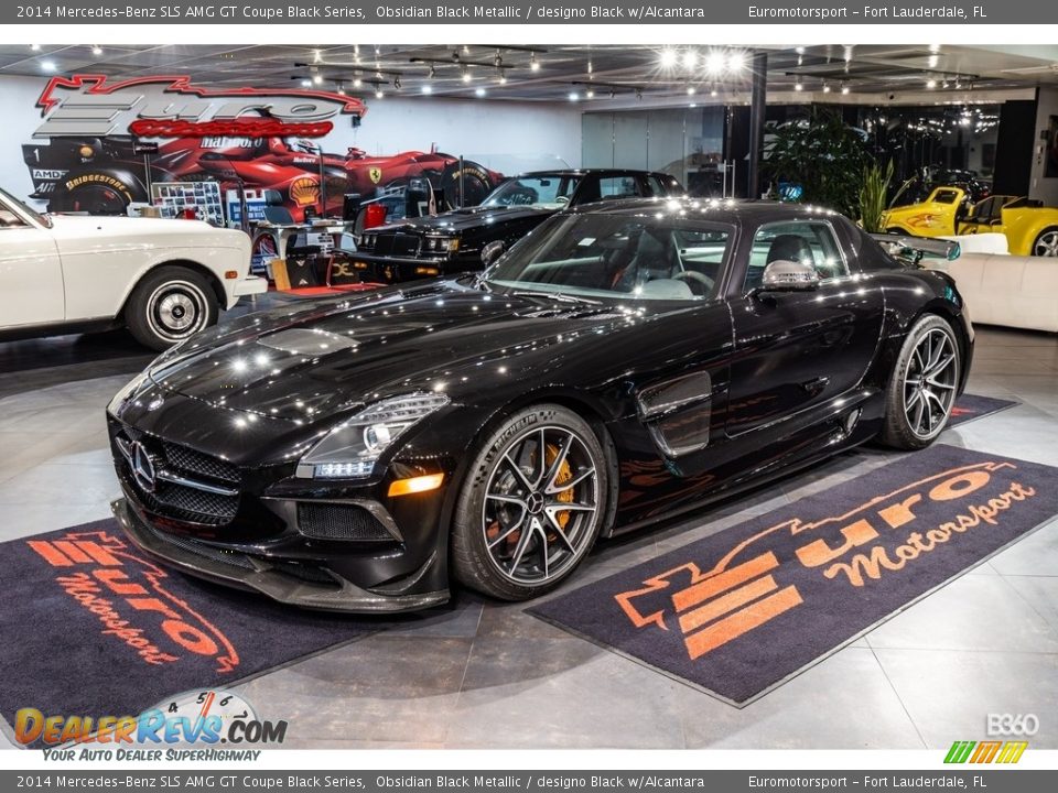 2014 Mercedes-Benz SLS AMG GT Coupe Black Series Obsidian Black Metallic / designo Black w/Alcantara Photo #12