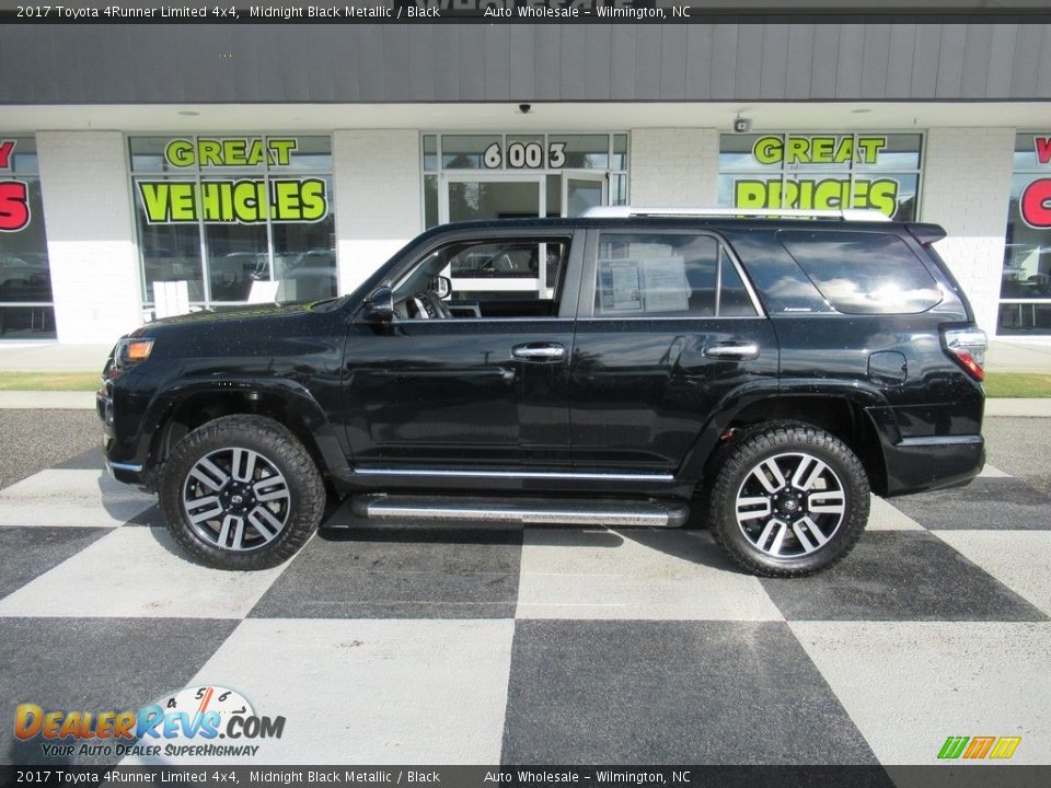 2017 Toyota 4Runner Limited 4x4 Midnight Black Metallic / Black Photo #1