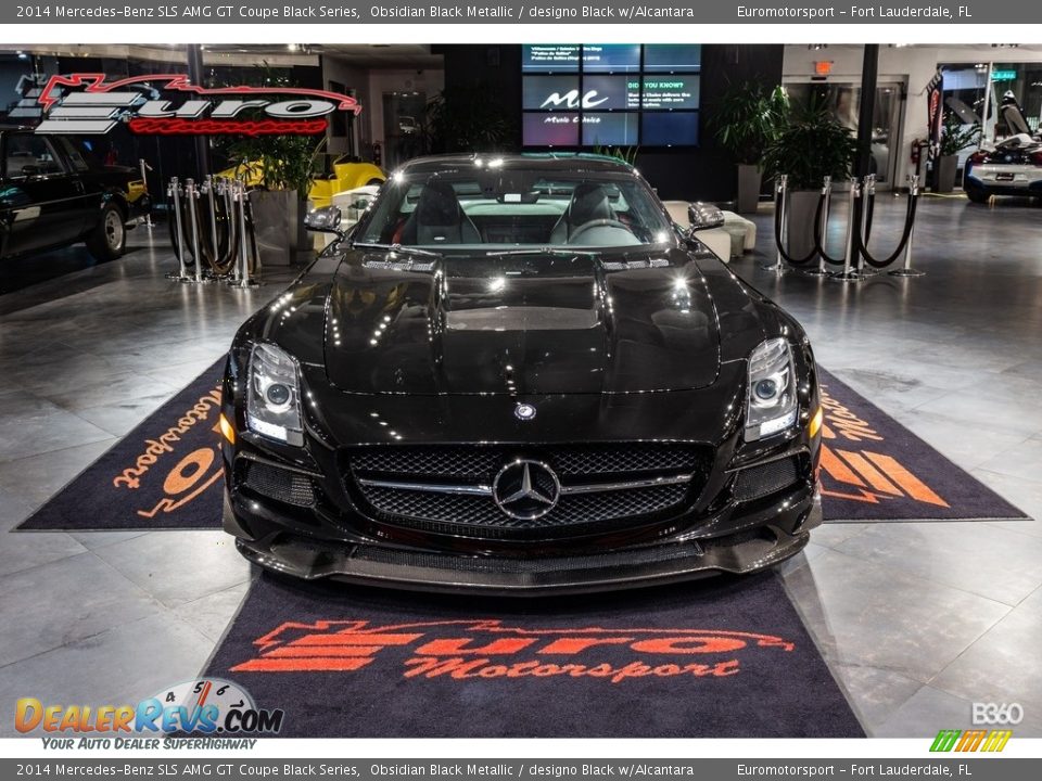 2014 Mercedes-Benz SLS AMG GT Coupe Black Series Obsidian Black Metallic / designo Black w/Alcantara Photo #13