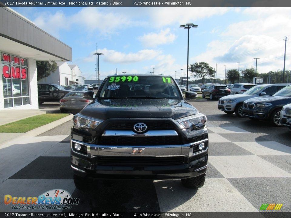 2017 Toyota 4Runner Limited 4x4 Midnight Black Metallic / Black Photo #2