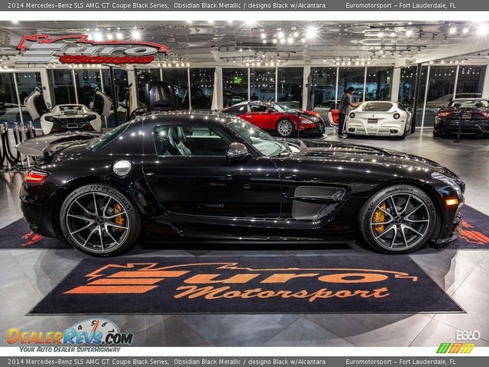 2014 Mercedes-Benz SLS AMG GT Coupe Black Series Obsidian Black Metallic / designo Black w/Alcantara Photo #15