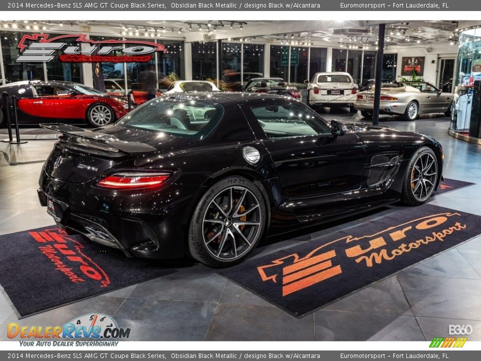 2014 Mercedes-Benz SLS AMG GT Coupe Black Series Obsidian Black Metallic / designo Black w/Alcantara Photo #16