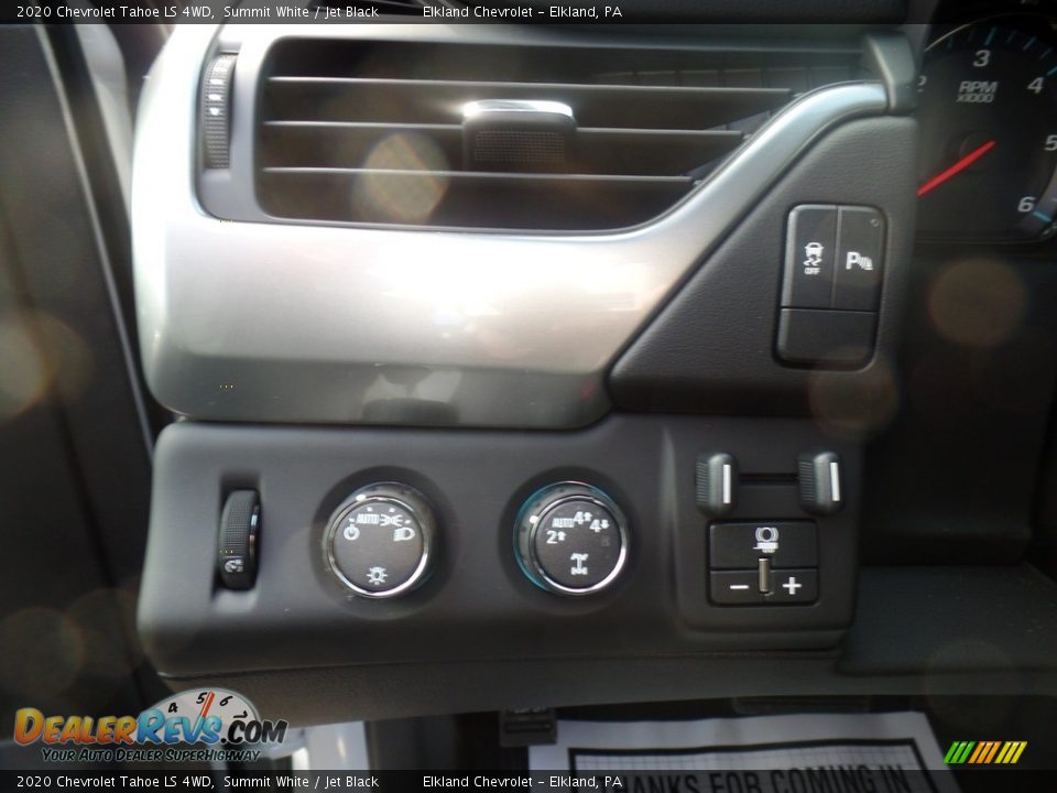 2020 Chevrolet Tahoe LS 4WD Summit White / Jet Black Photo #21