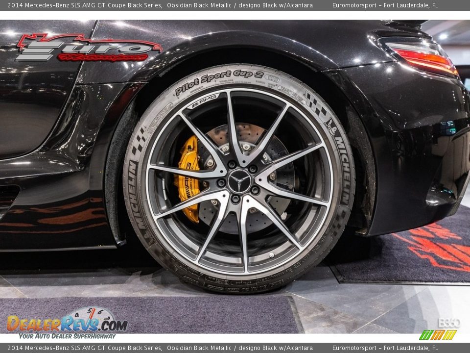 2014 Mercedes-Benz SLS AMG GT Coupe Black Series Obsidian Black Metallic / designo Black w/Alcantara Photo #18